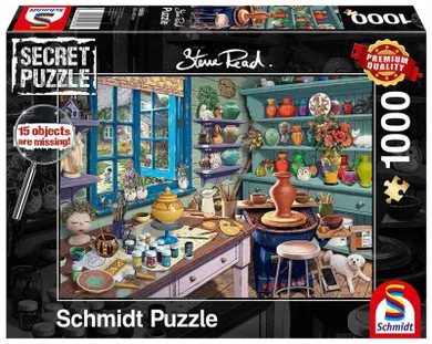 Schmidt, Pracownia artystyczna, puzzle, 1000 elementów