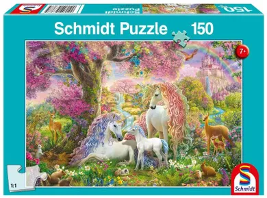 Schmidt, Rodzina Jednorożców, puzzle, 150 elementów