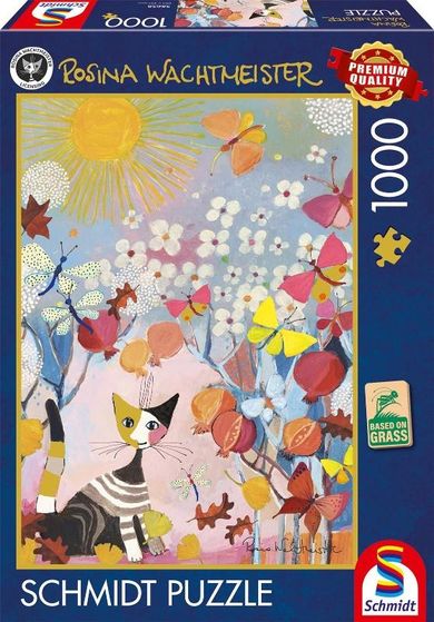 Schmidt, Rosina Wachtmeister, Kotek w paski, puzzle, 1000 elementów