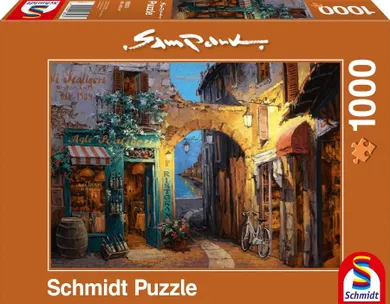Schmidt, Sam Park: Alejka obok jeziora Como, puzzle, 1000 elementów