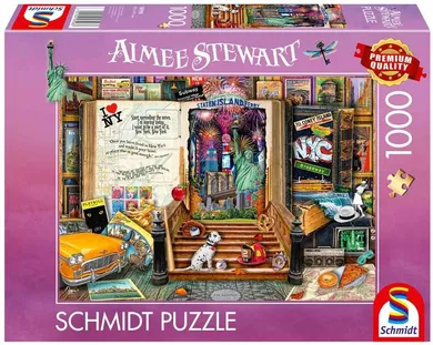 Schmidt Spiele, Aimee Stewart, Wspomnienia z nowego Jorku, puzzle, 1000 elementów