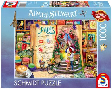Schmidt Spiele, Aimee Stewart, Wspomnienia z Paryża, puzzle, 1000 elementów