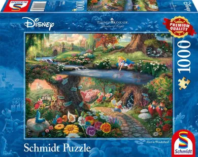 Schmidt Spiele, Alicja w Krainie Czarów, puzzle, 1000 elementów