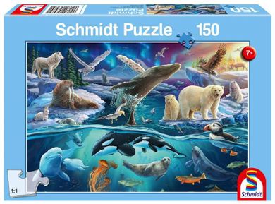 Schmidt Spiele, Arktyczne zwierzęta, puzzle, 150 elementów