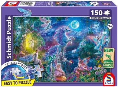Schmidt Spiele, Bajka o jednorożcu, puzzle, 150 elementów