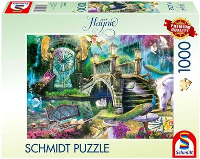 Schmidt Spiele, Jeff Haynie, Tajemniczy Ogród, puzzle, 1000 elementów