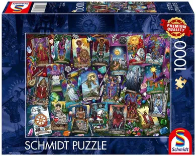 Schmidt Spiele, Karty Tarota, puzzle, 1000 elementów