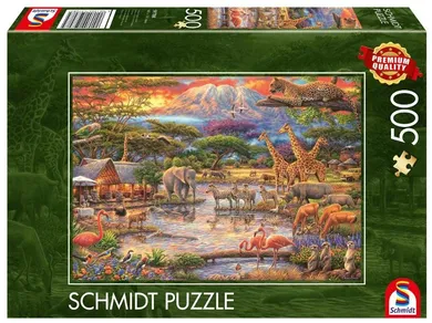 Schmidt Spiele, Raj pod Kilimandżaro, puzzle, 500 elementów