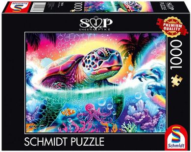 Schmidt Spiele, Sheena, Pike Żółw, puzzle, 1000 elementów