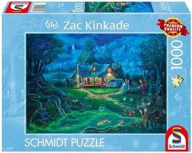 Schmidt Spiele, Zac Kinkade, Nawiedzony dom, puzzle, 1000 elementów