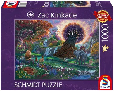 Schmidt Spiele, Zac Kinkade, Ogród Eden, puzzle, 1000 elementów