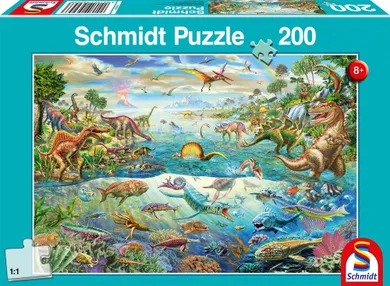 Schmidt, Świat dinozaurów, puzzle, 200 elementów