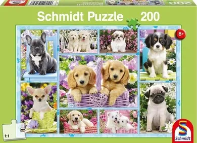 Schmidt, Szczeniaki, puzzle, 200 elementów