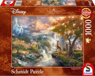 Schmidt, Thomas Kinkade: Bambi, puzzle, 1000 elementów