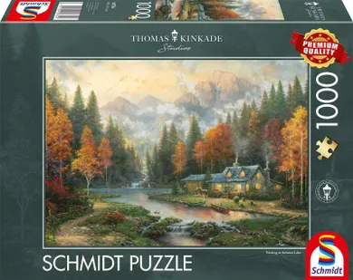 Schmidt, Thomas Kinkade, Jesienny wieczór, puzzle, 1000 elementów