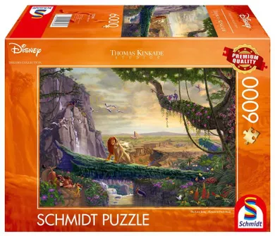 Schmidt, Thomas Kinkade, Król Lew, puzzle, 6000 elementów