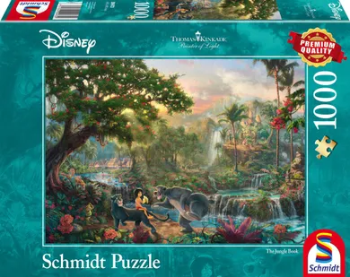 Schmidt, Thomas Kinkade: Księga dżungli, puzzle, 1000 elementów