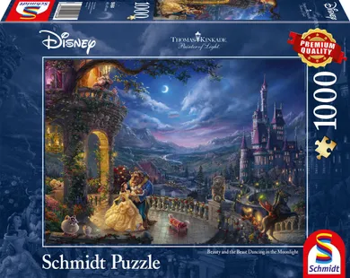 Schmidt, Thomas Kinkade: Piękna i Bestia, puzzle, 1000 elementów