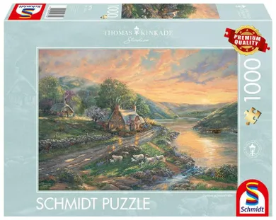 Schmidt, T.Kinkade: Jutrzenka, puzzle drewniane, 1000 elementów