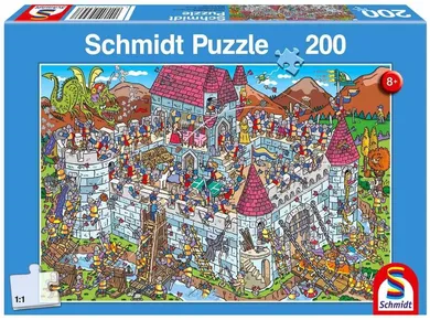 Schmidt, Zamek rycerski, puzzle, 200 elementów