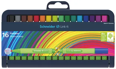 Schneider, Link-It, cienkopis, 0,4 mm, 16 szt.