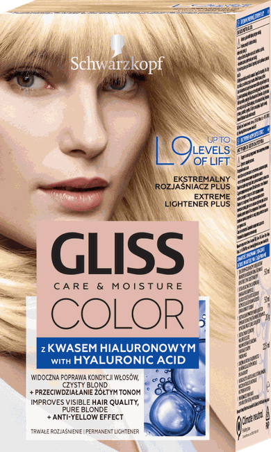 Schwarzkopf Gliss Color, ekstremalny rozjaśniacz L9