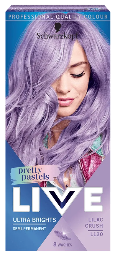 Schwarzkopf Live, krem koloryzujący Pretty Pastels nr L120 Lilac Crush