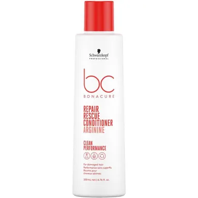 Schwarzkopf Professional, BC Bonacure Repair Rescue Conditioner, intensywna kremowa odżywka do włosów zniszczonych, 200 ml