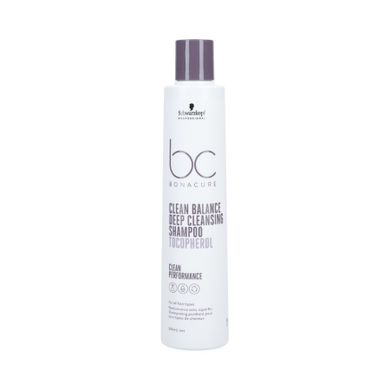 Schwarzkopf Professional, BC Clean Balance Deep Clean, szampon oczyszczający do włosów, 250 ml