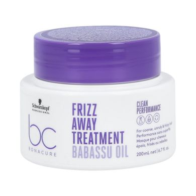 Schwarzkopf Professional, Bonacure Frizz Away, maska wygładzająca do włosów puszących, 200 ml