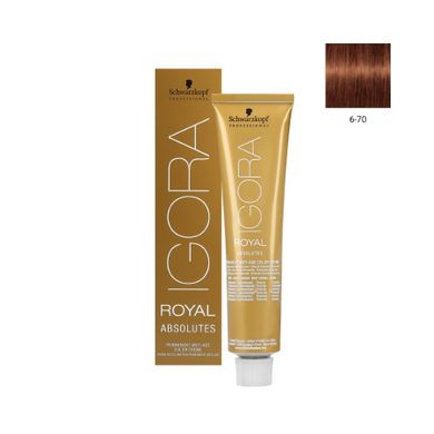 Schwarzkopf Professional, Igora Royal Absolutes, farba do włosów, nr 6-70, 60 ml