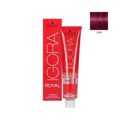 Schwarzkopf Professional, Igora Royal, farba do włosów, nr 0-89, 60 ml