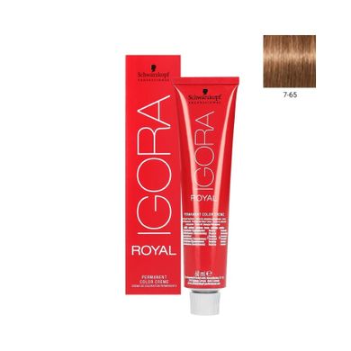 Schwarzkopf Professional, Igora Royal, farba do włosów, nr 7-65, 60 ml