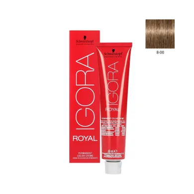 Schwarzkopf Professional, Igora Royal, farba do włosów, nr 8-00, 60 ml