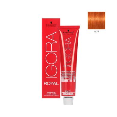 Schwarzkopf Professional, Igora Royal, farba do włosów, nr 8-77, 60 ml