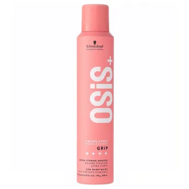 Schwarzkopf Professional, Osis+ Grip, extra mocna pianka zwiększająca objętość włosów, 200 ml