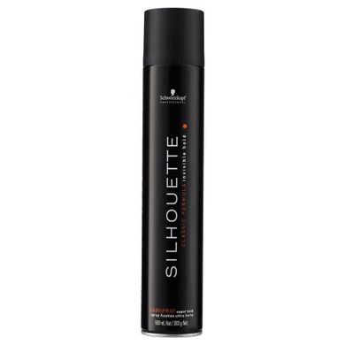 Schwarzkopf Professional, Silhouette Super Hold Hairspray, mocno utrwalający lakier do włosów, 500 ml