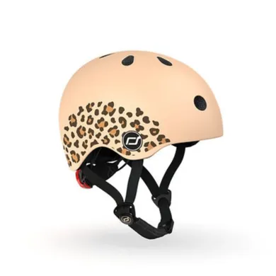 Scoot & Ride, kask, Leopard, rozmiar XXS-S