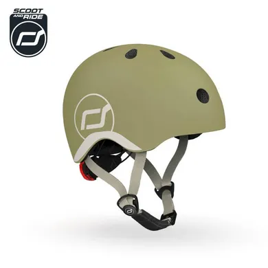 Scoot & Ride, kask XXS-S dla dzieci, olive