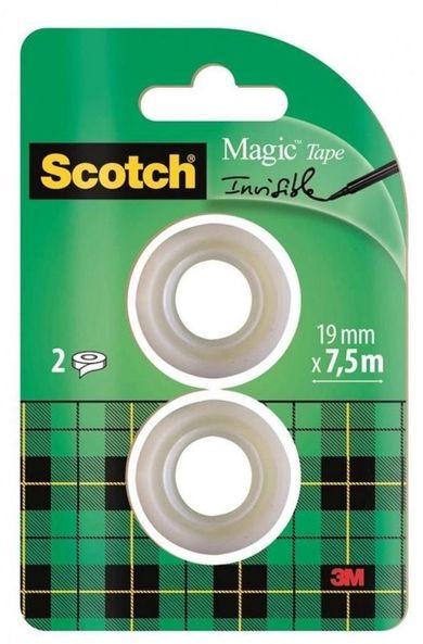 Scotch, Magic, taśma biurowa, 19 mm, 2 szt.