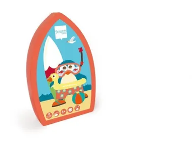 Scratch, Karty, Znajdź Pingwina, gra logiczna