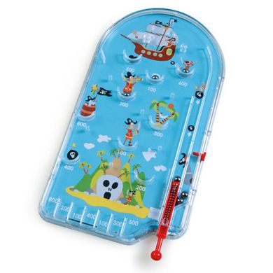 Scratch, pinball, piraci, gra zręcznościowa