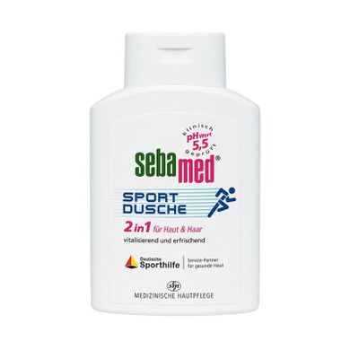 Sebamed, Sport Dusche 2in1, żel pod prysznic do ciała i włosów, 200 ml