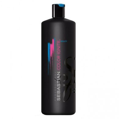 Sebastian Professional, Color Ignite Multi, szampon do włosów rozjaśnianych i farbowanych, 1000 ml