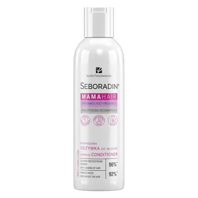 Seboradin, Mama Hair, ekspresowa odżywka do włosów dla kobiet w ciąży i w okresie okołoporodowym, 200 ml