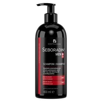 Seboradin, Men, szampon przeciw wypadaniu włosów dla mężczyzn, 400 ml