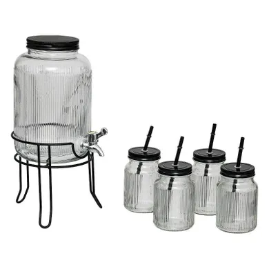 Secret de Gourmet, dozownik do napojów, 4l + 4 szklanki, 450 ml