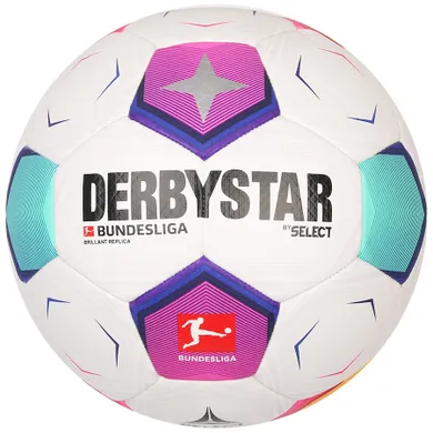 Select, piłka DerbyStar Bundesliga 2023 Brillant Replica biała, rozmiar 4