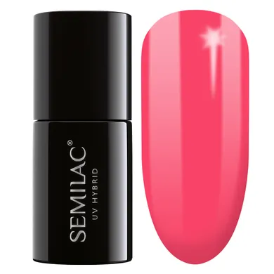 Semilac, lakier hybrydowy 043 electric pink