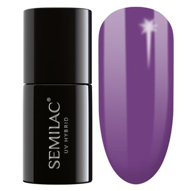Semilac, lakier hybrydowy 129 violet bliss
